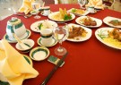 Table Setting with Chinese Cuisine