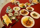 Table Setting with Chinese Cuisine